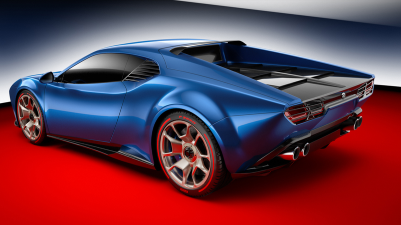 Illustration for article titled The Only Kit Car Worth Money Is A Lamborghini Huracan Built To Look Like The DeTomaso Pantera